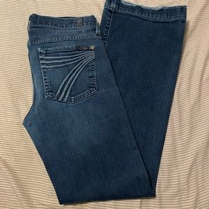 7 for all mankind straight leg jeans